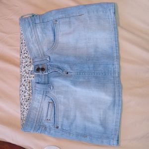 Y2k jean skirt
